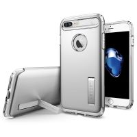 Чехол Spigen Slim Armor для iPhone 8/7 Plus (5.5) серебристый