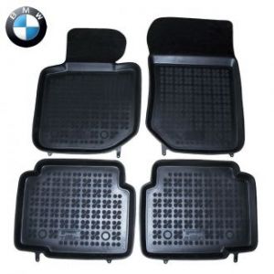 Коврики резиновые в салон автомобиля BMW E36 черные Rezaw Plast (Польша) - 4 шт | Автоковрики из резины в машину БМВ E36 арт 200701