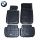 Коврики резиновые в салон автомобиля BMW (E90/ E91) черные Rezaw Plast (Польша) - 4 шт | Автоковрики из резины в машину БМВ Е90/ Е91 арт 200702