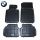 Коврики резиновые в салон автомобиля BMW 3 (E92) черные Rezaw Plast (Польша) - 4 шт | Автоковрики из резины в машину БМВ E92 арт 200705