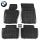 Коврики резиновые в салон автомобиля BMW X3 (E83) черные Rezaw Plast (Польша) - 4 шт | Автоковрики из резины в машину БМВ E83 арт 200708