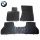Коврики резиновые в салон автомобиля BMW X5 (E70) черные Rezaw Plast (Польша) - 3 шт | Автоковрики из резины в машину БМВ E70 арт 200709