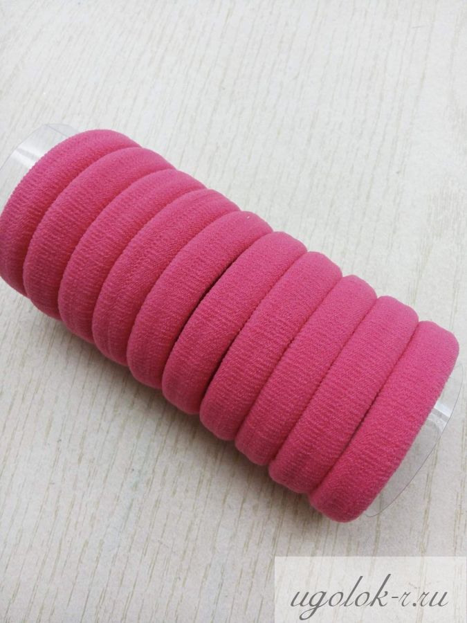 Резинка бесшовная 4 см (темно-розовая)