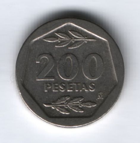 200 песет 1986 г. Испания