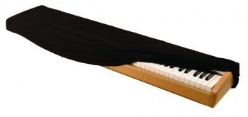 Накидка для пианино бархатная чёрная