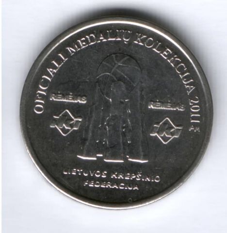 Медаль Баскетбольной ассоциации Литвы 2011 г.