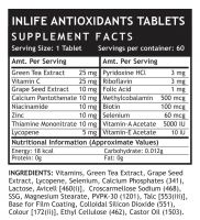 Антиоксидантный комплекс в таблетках Инлайф | INLIFE Antioxidants Supplement
