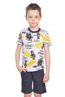белорусский комплект для мальчика из футболки и шорт