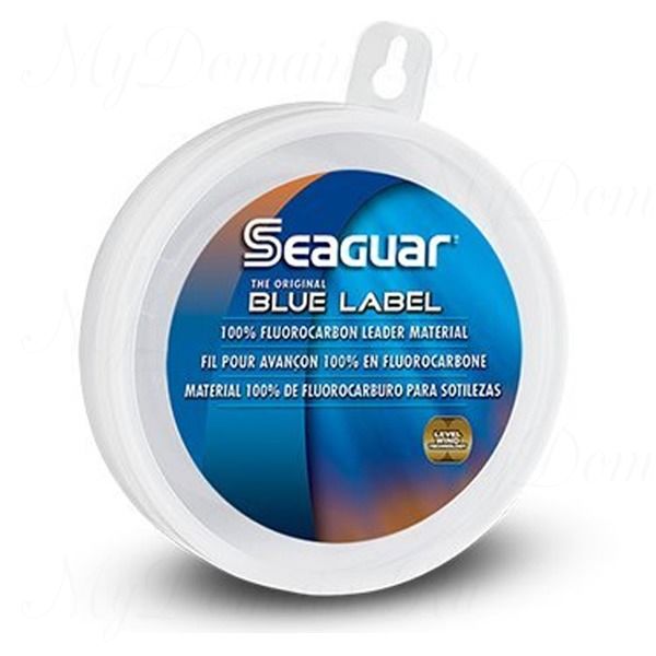Поводковый материал из флюорокарбона Seaguar Blue Label 0,117 мм; 2 lb/0,91 кг; 25 ярдов/23 м.