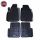 Коврики резиновые в салон автомобиля Fiat 500 черные Rezaw Plast (Польша) - 4 шт | Автоковрики из резины в машину Фиат 500 арт 201503
