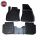 Коврики резиновые в салон автомобиля Fiat 500L черные Rezaw Plast (Польша) - 3 шт | Автоковрики из резины в машину Фиат 500Л арт 201516