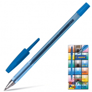 Ручка шар синяя BEIFA 0,5мм корп прозр/50/1000 AA927-BL