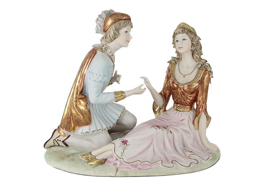 Статуэтка Ромео и Джульетта, бронза, h 20 см