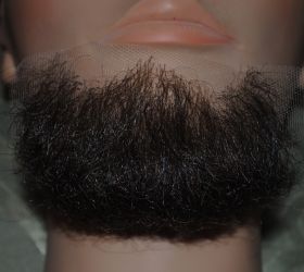 Борода средняя темная