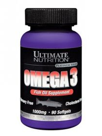 Omega-3 Рыбий жир 1000мг 90кап. (Ultimate Nutrition)