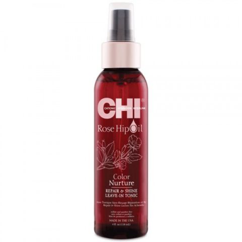 Тоник для волос  с маслом лепестков роз / CHI Rose Hip Repair and Shine  Hair Tonic, 4oz/118мл фл.