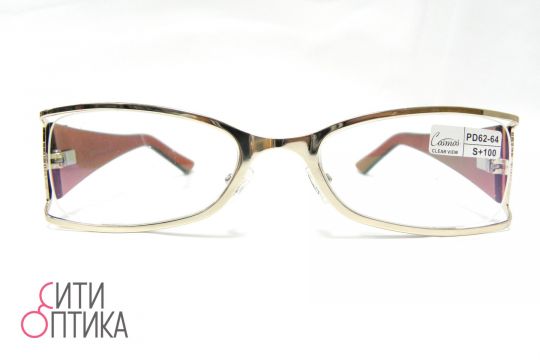 Готовые очки  с диоптриями +1. Модель Cosmos Italy design CM1522 54-20-132 C1