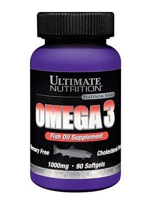 Omega-3 Рыбий жир 1000мг 90кап. (Ultimate Nutrition)