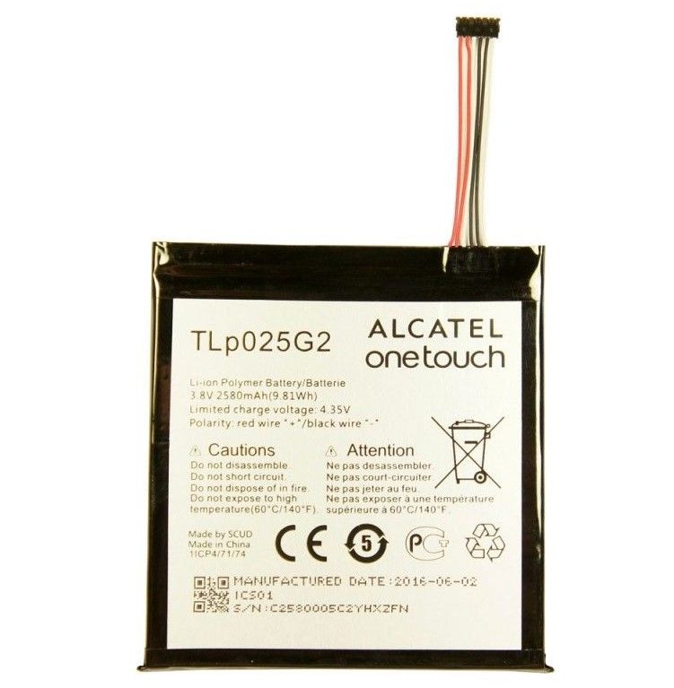 Аккумулятор Alcatel 9003X OneTouch Pixi 4 7.0 3G (TLp025G2/TLp025GC) Оригинал