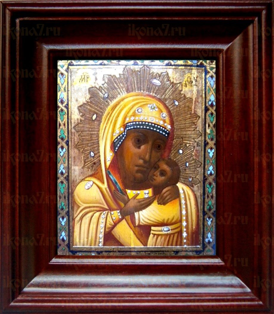 Горбаневская икона Божьей Матери (21х24), простой киот