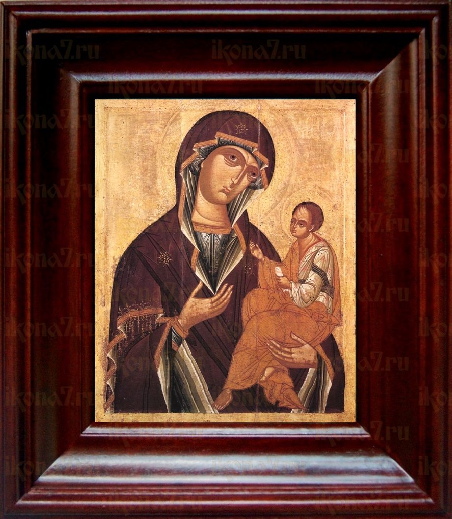 Грузинская икона Божьей Матери (21х24), простой киот