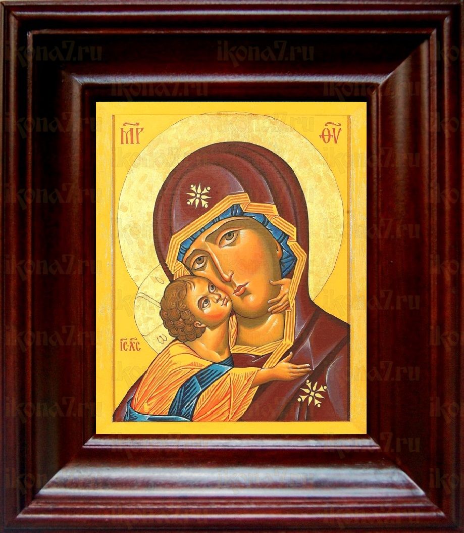 Десятинная икона Божьей Матери (21х24), простой киот