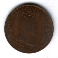 1 цент 1909 г. Канада
