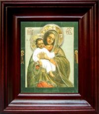 Евтропьевская икона Божьей Матери (21х24), простой киот