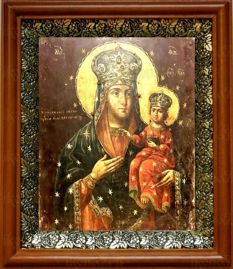 Дубовичская икона Божьей Матери (19х22), светлый киот