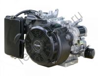 Zongshen ZS GB620FE (620 куб. см) одноцилиндровый бензиновый двигатель мощностью 21 л. с., электростартером и воздушным охлаждением, диаметр вала 25 мм. texnomoto.ru