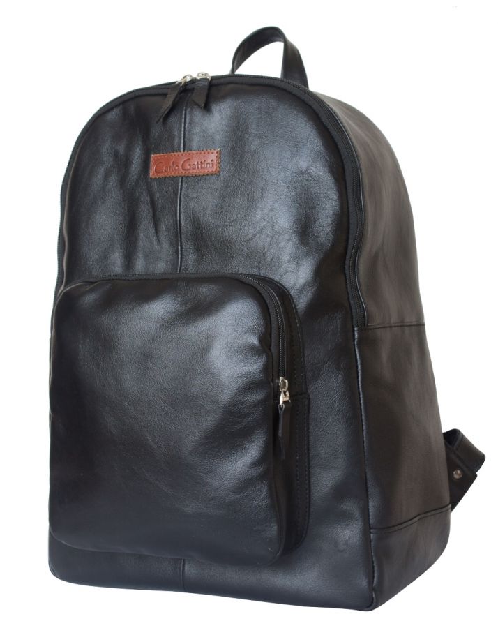 Кожаный рюкзак Frontino black 3032-01