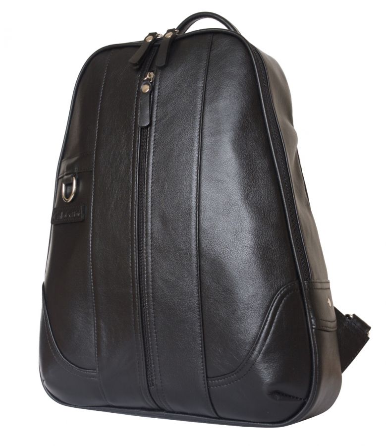 Кожаный рюкзак Razzolo black 3036-01