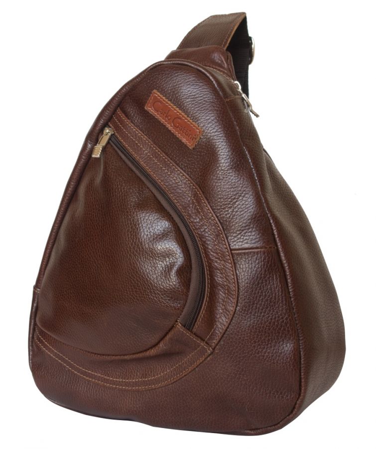Кожаный рюкзак Vilano dark terracotta 3037-94