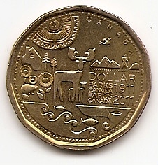 100 лет организации Парки Канады 1 доллар Канада 2011