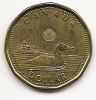 Утка( Регулярный выпуск) 1 доллар Канада 2012 (Дата под портретом)