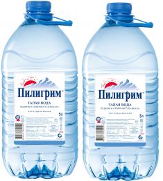 Доставка воды Пилигрим 2 бутыли по 5 литров