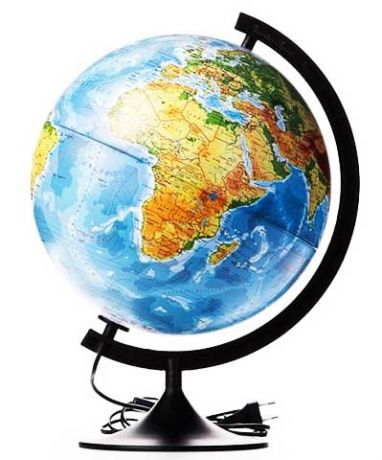 Глобус Земли политический 210 мм с подсветкой
