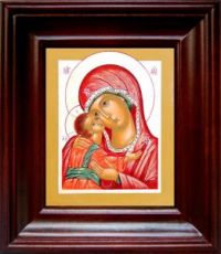 Игоревская икона Божьей Матери (21х24), простой киот