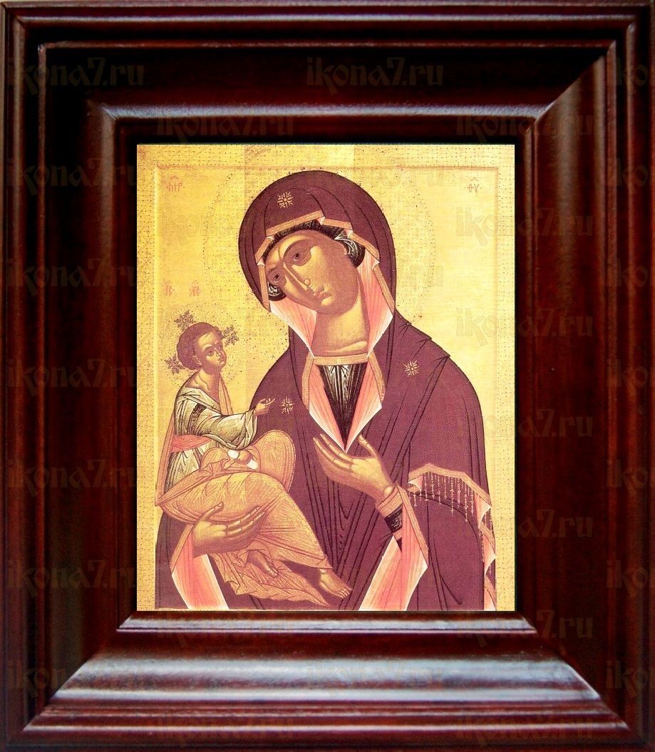 Иерусалимская икона Божьей Матери (21х24), простой киот