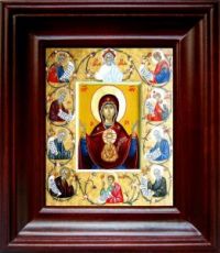 Курская-Коренная икона Божьей Матери (21х24), простой киот