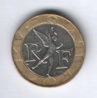 10 франков 1991 г. Франция