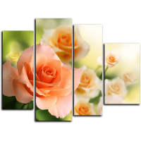 Модульная картина Прелестные розы