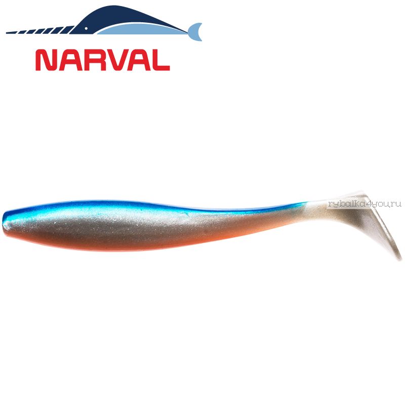 Мягкие приманки Narval Choppy Tail 10sm #001 Blue Back Shiner (5 шт в уп)