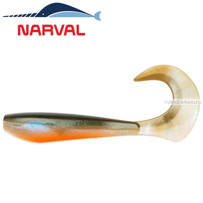 Мягкие приманки Narval Curly Swimmer 12sm #008 Smoky Fish (4 шт в уп)