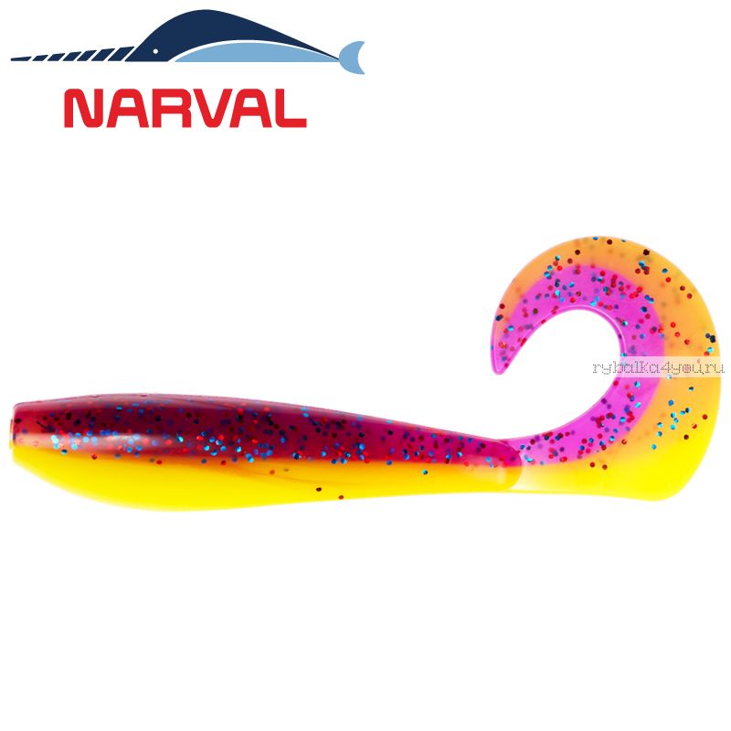 Мягкие приманки Narval Curly Swimmer 12sm #007 Purple Spring (4 шт в уп)