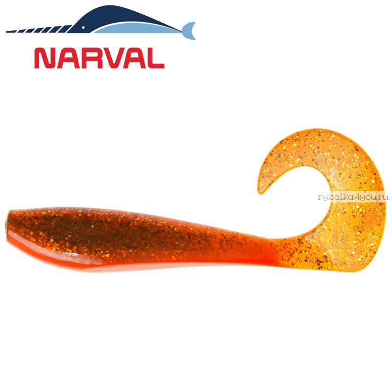 Мягкие приманки Narval Curly Swimmer 12sm #005 Magic Motoroil (4 шт в уп)