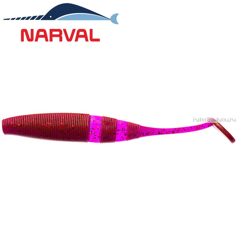 Мягкие приманки Narval Loopy Shad 12sm #003 Grape Violet (4 шт в уп)