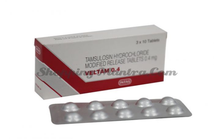 Велтам таблетки (Тамсулозин 0.4мг) Интас Фарма для лечения аденомы простаты | Veltam Tablets (Tamsulosin 0.4mg) Intas Pharmaceuticals