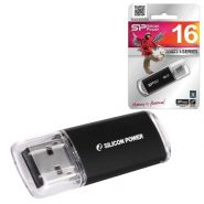 Флэш-диск 16 GB, SILICON POWER ultima II-I Series, USB 2.0, черный 511403