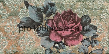 15-005-10 Плитка  Cir Chicago Ins.S/2 Vintage Roses South Side 10x20 см (CIR)